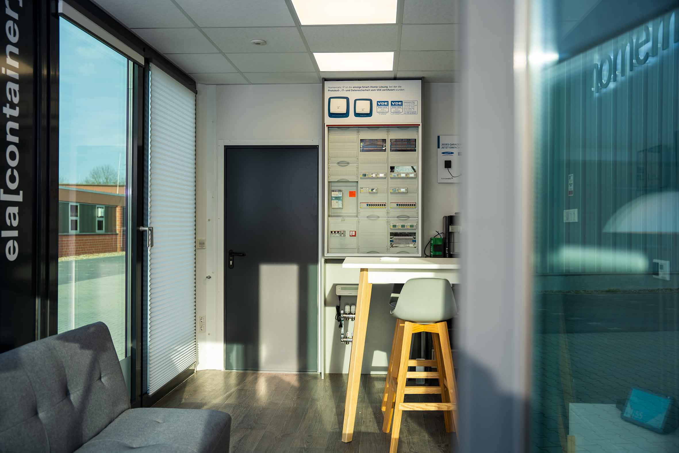 Mobile ELA Container Showroom for Smart Home Technology