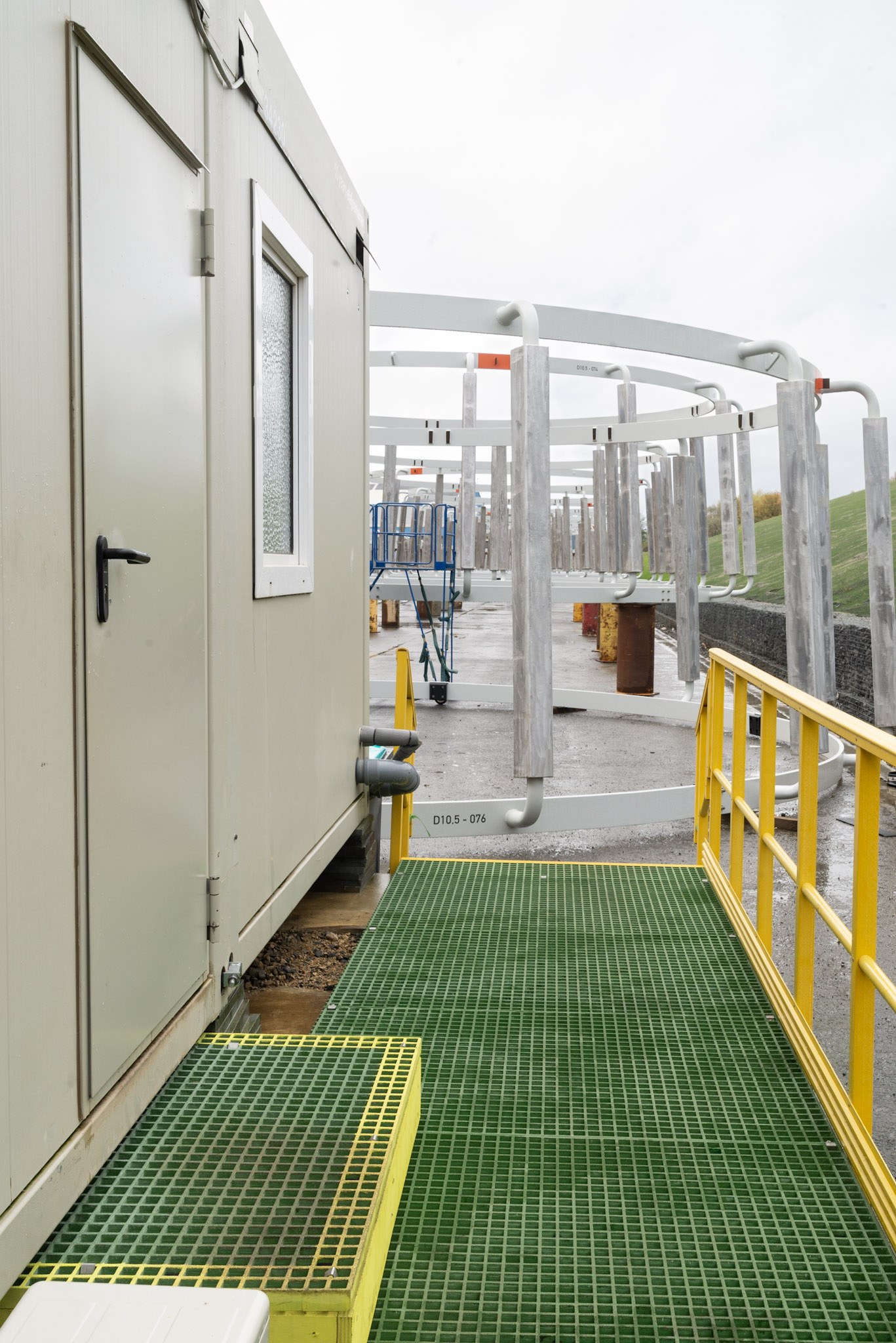 The site is exposed to the demanding climate of North East England, with cold, damp winters.