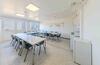 Employees could use the dedicated break room to relax during breaks.