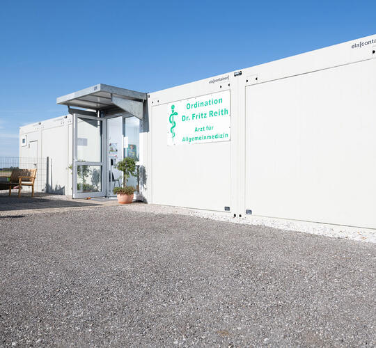 Temporary ELA medical practice in Austria.