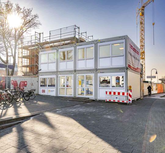 ELA Container setup in two stories in Lingen