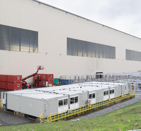 Modular welfare complex for Smulders in Wallsend, England