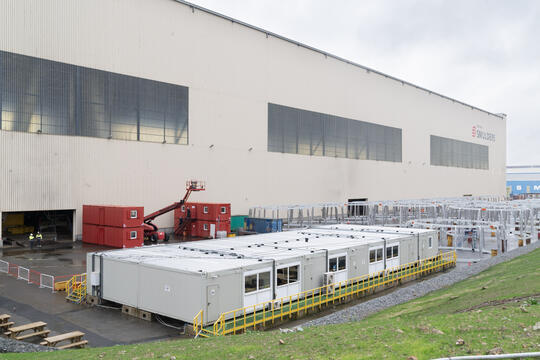Modular welfare complex for Smulders in Wallsend, England
