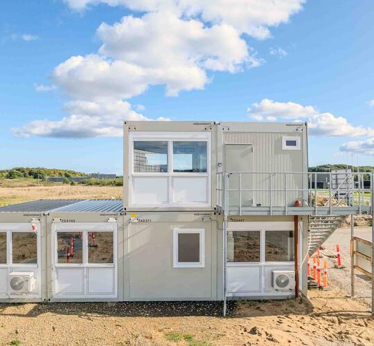 Construction site welfare facility by ELA Container