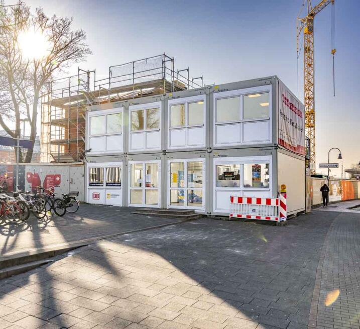 ELA Container setup in two stories in Lingen