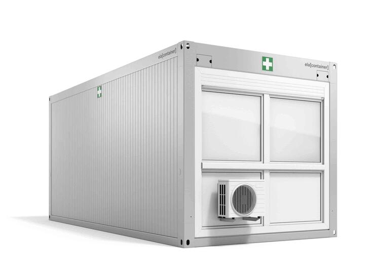 First-aid container by ELA Container UK, outside view