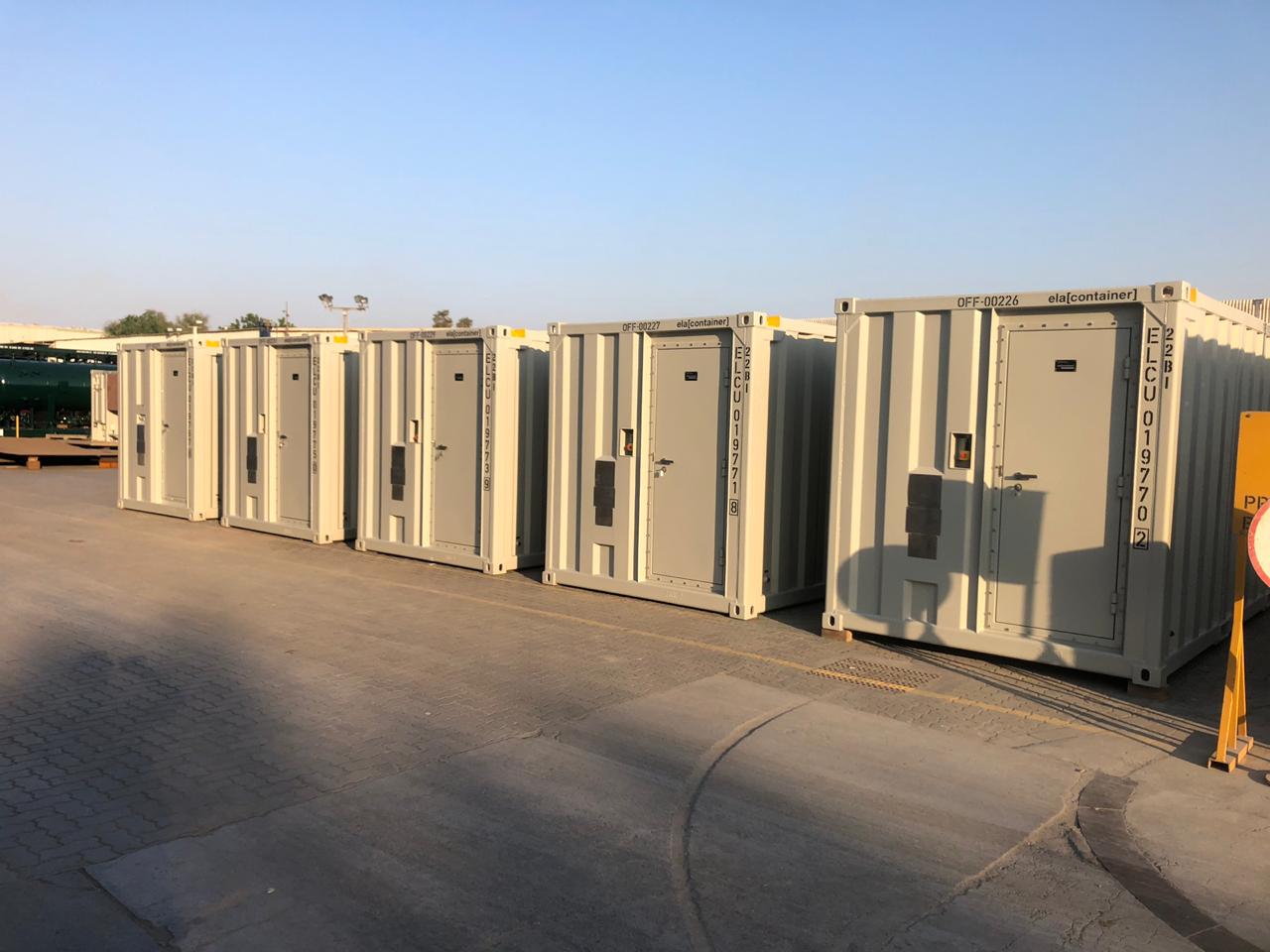 Containers at Dubai yard