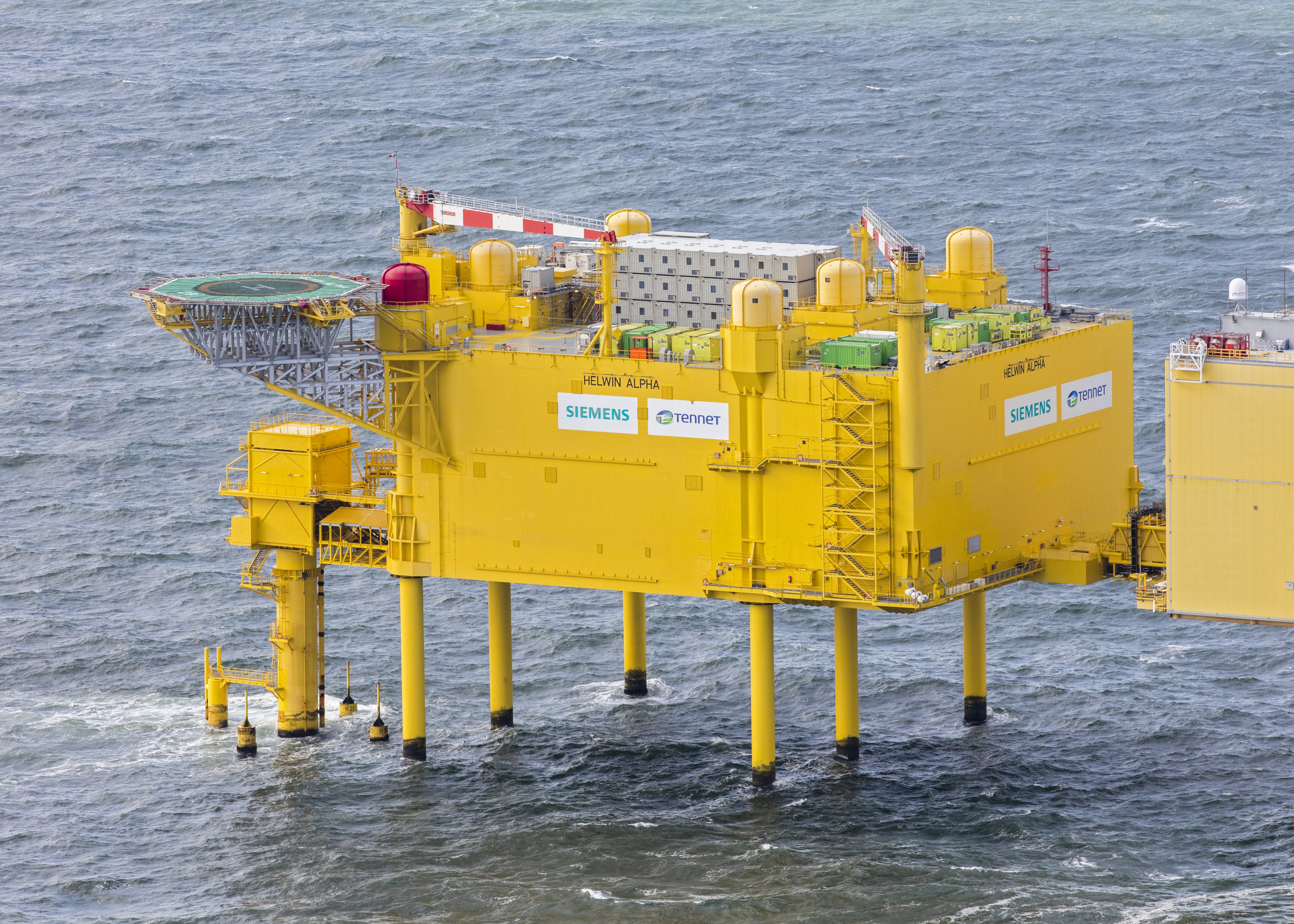 ELA Offshore Container auf Konverterplattform