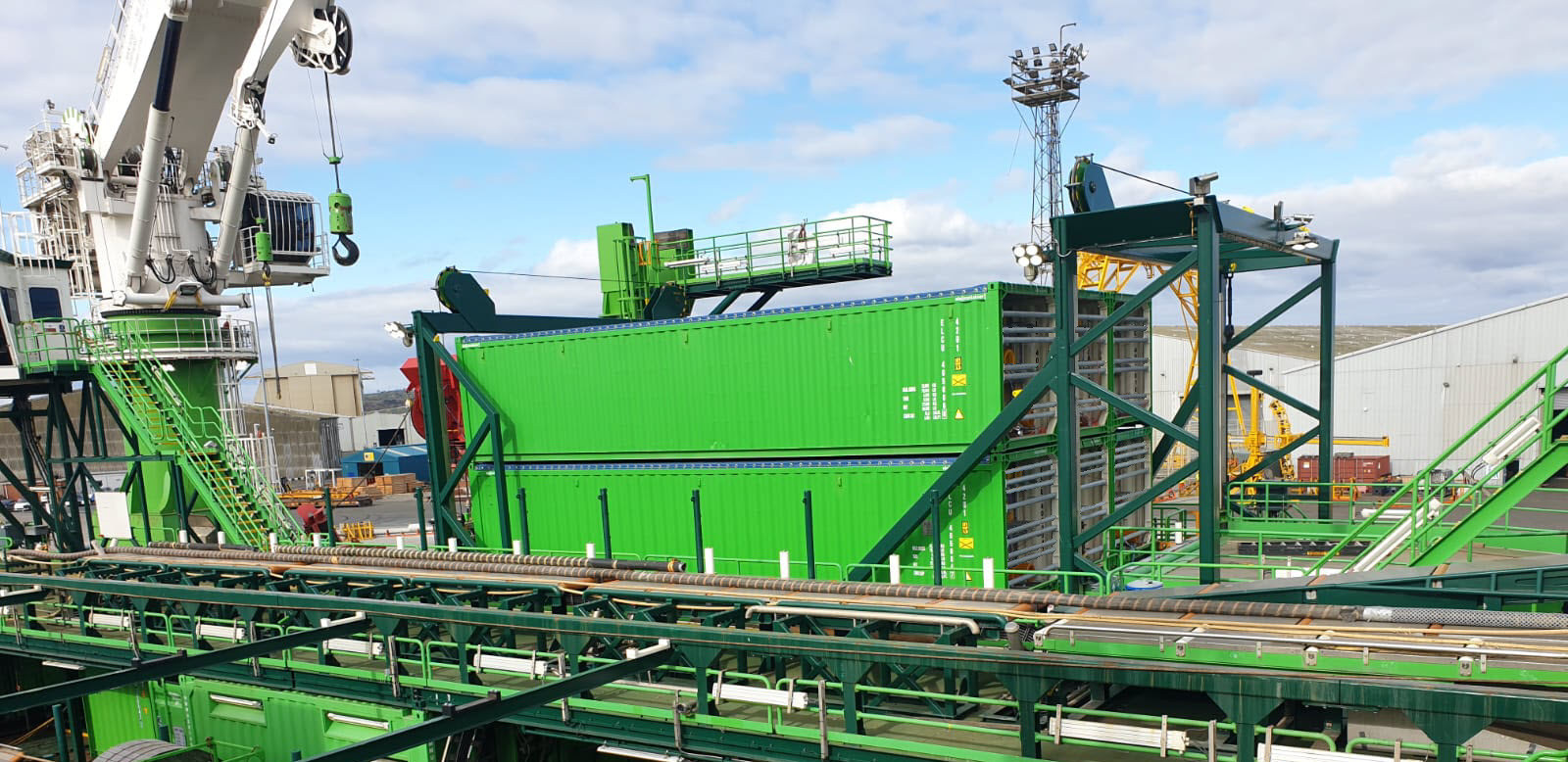 Special built containers