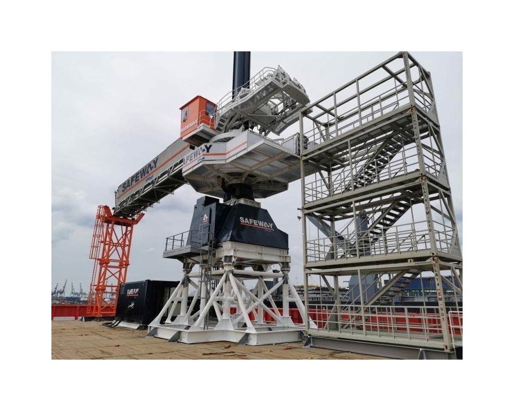 Stairway container as project support