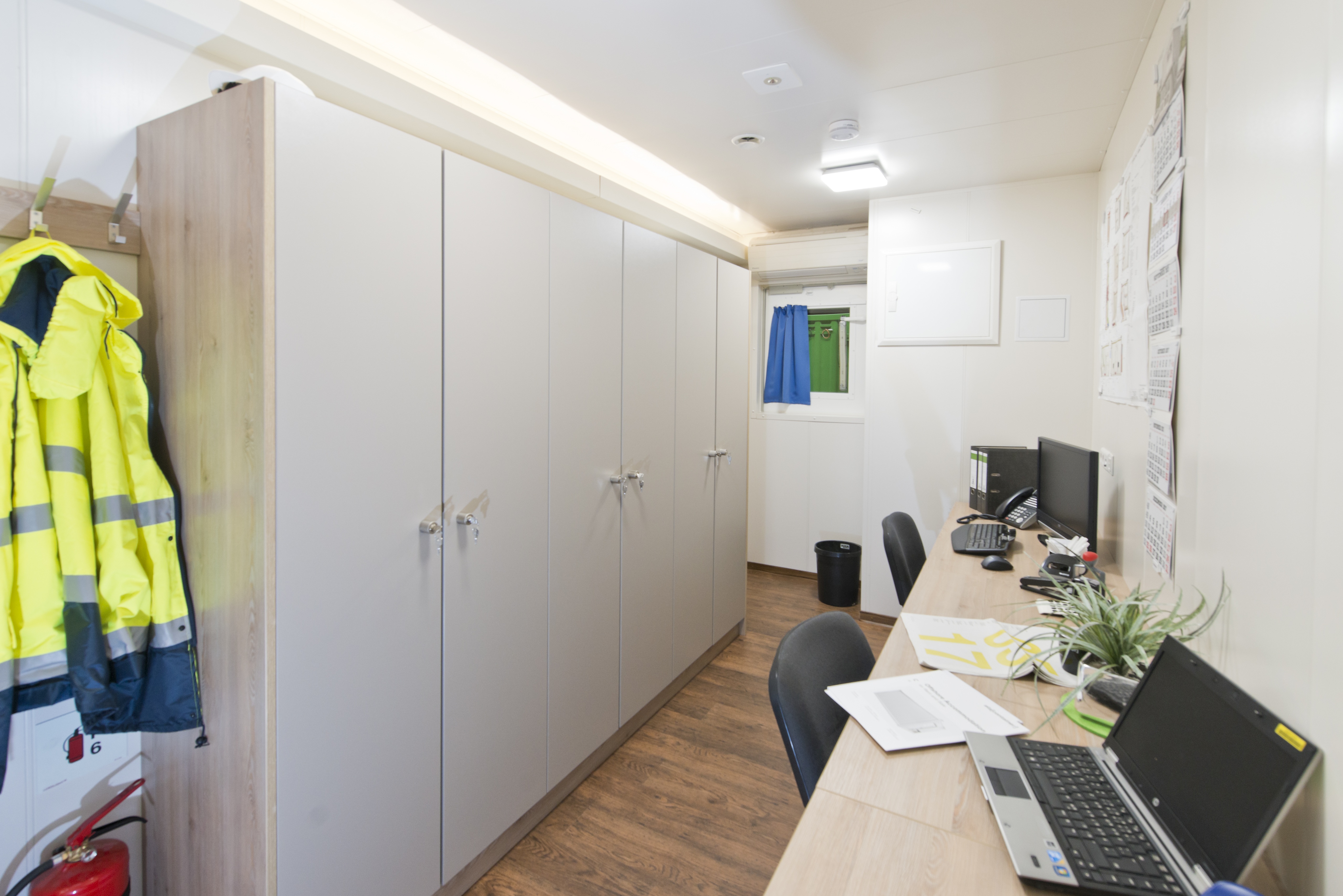 Container equipped as office Container equipped as office