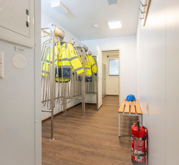 drying and locker container offshore light