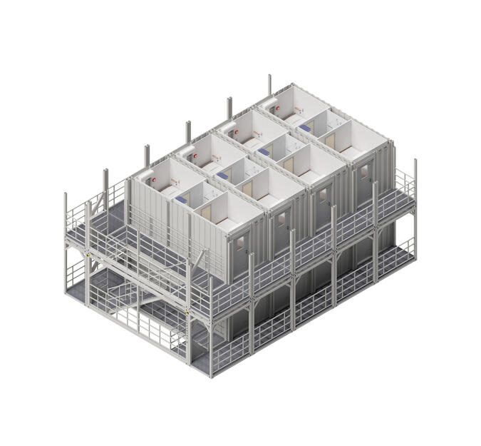 20 ft ELA Offshore Turnkey Solution (zweigeschossig)