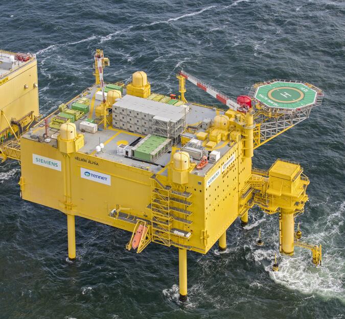 ELA Offshore Containers auf Konverterplattform