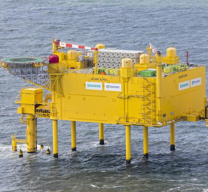 ELA Offshore Container auf Konverterplattform