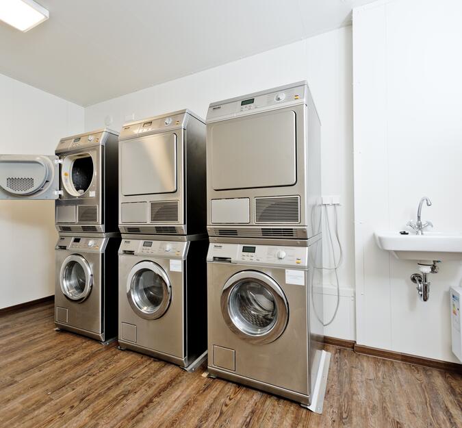 Container ausgestattet als Laundry