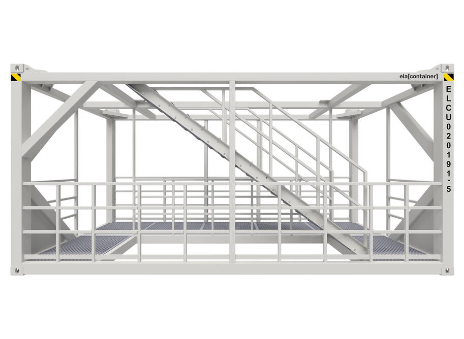 20 ft ELA Offshore Stairway Container 20 ft ELA Offshore Stairway Container - Seitenansicht