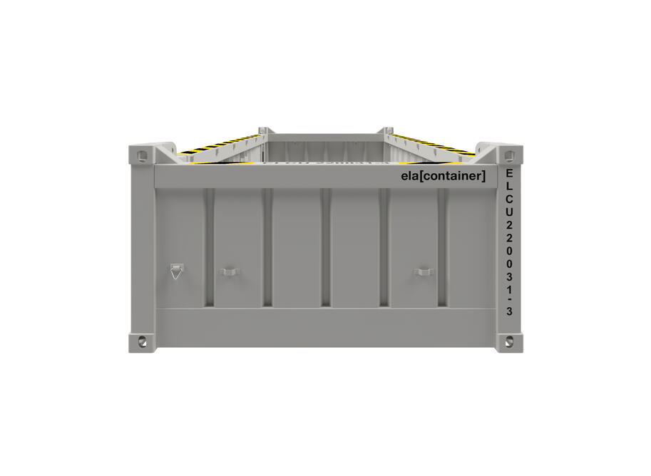 20 ft ELA Offshore Half Height Container - frontview