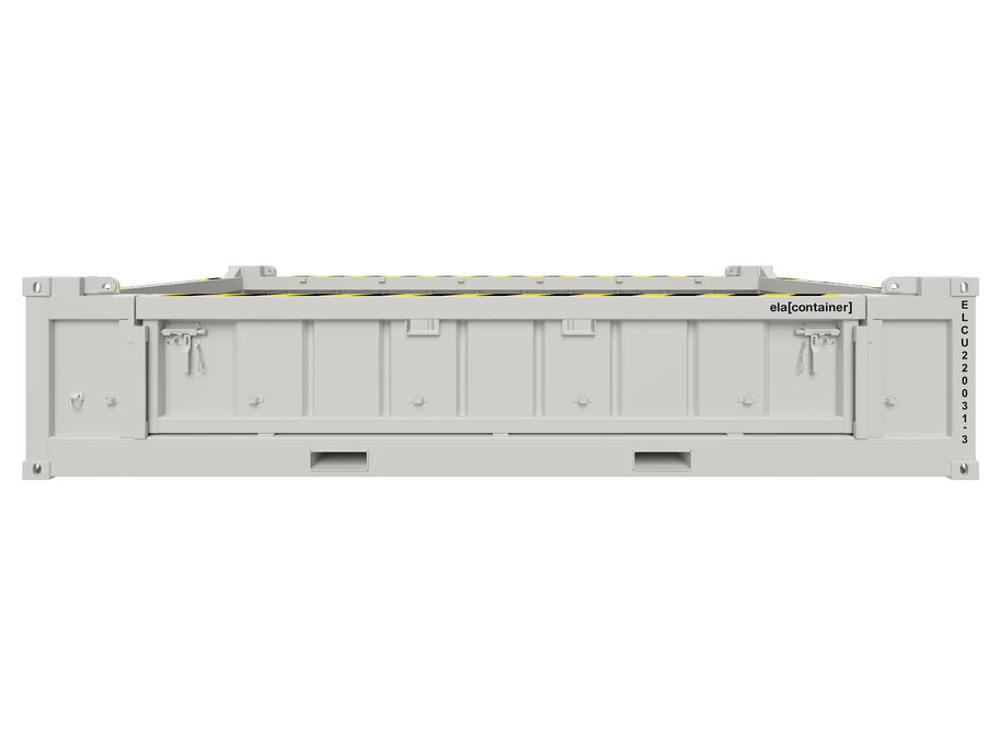 20 ft ELA Offshore Half Height Container - sideview