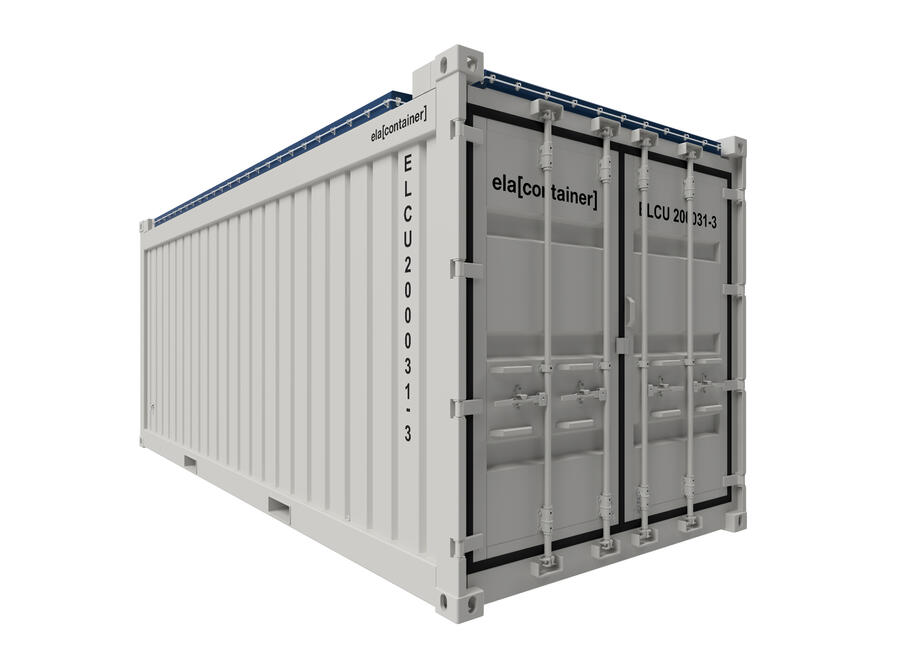 20 ft ELA Offshore Open Top Container 20 ft ELA Offshore Open Top Container - closed isoview
